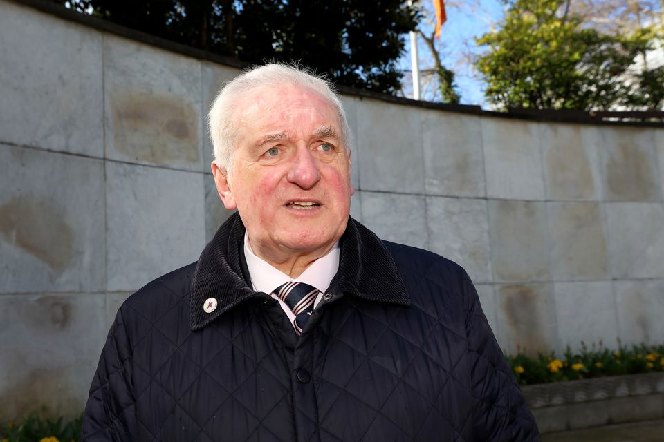 Former taoiseach Bertie Ahern says Ukraine needs protection. Photo: Frank McGrath